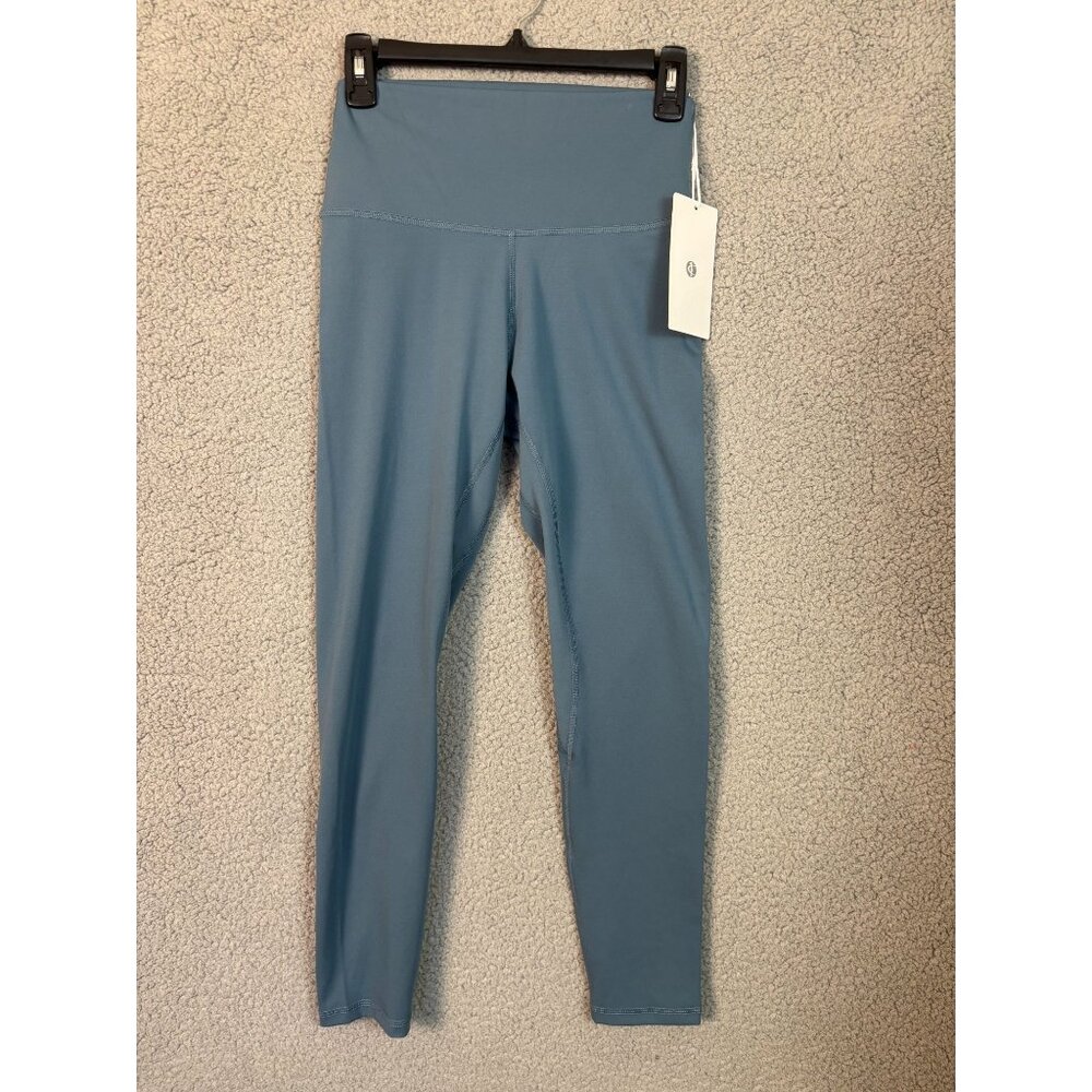 Colorfulkoala Womens Dreamlux High-Waisted Blue Full-Length Leggings Med NWT's